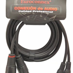 Conexion 2RCA M=2XLR H  2m